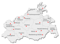 Karte mit einigen eingzeichneten Kreisverbänden.