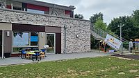Aussenansicht der DRK Kita Schäferkampsweg.